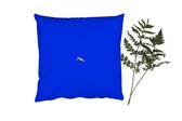 Sierkussens - Kussentjes Woonkamer - 60x60 cm - Vintage - Blauw - Vrouw