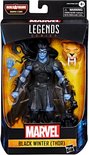 Black Winter (Thor) Marvel Legends actiefiguur in verpakking met Marvel's Zabu Build-A-Figure.