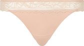 Chantelle EasyFeel - Floral Touch - Tanga - Golden Beige - 40