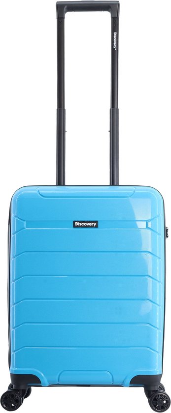 Discovery Bagage à main Valise rigide / Trolley / Valise de voyage - 55x37x22cm - Skyward - Blauw