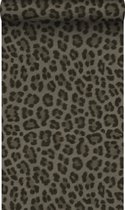 Papier peint Origin imprimé léopard Taupe - 347802 - 0,53 x 10,05 m