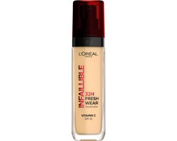 L’Oréal Paris Infaillible 32HR Fresh Wear Foundation - 120 - Langhoudende Foundation met SPF 25 en Vitamine C - 30ML