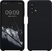 kwmobile coque de téléphone compatible avec Samsung Galaxy A32 5G - Coque avec revêtement en silicone - Coque pour smartphone en bleu myrtille