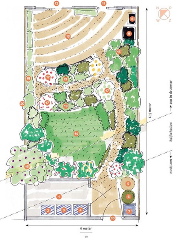 Een kleine eetbare tuin met vaste planten - Madelon Oostwoud