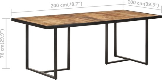vidaXL-Eettafel-120-cm-massief-gerecycled-hout