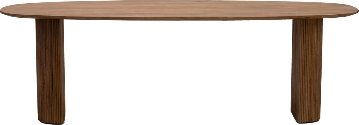 Giga Meubel Eettafel Feline - Deens Ovaal - Mangohout - 220cm