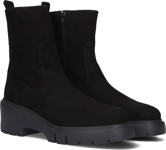 Unisa Jofo Enkelboots Enkellaarsjes Dames Zwart Maat 39 bol