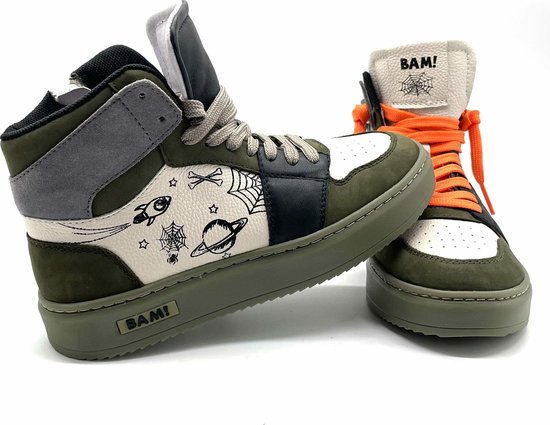 Bam sneakers voor kinderen tattoo 28 Kinderen Groen