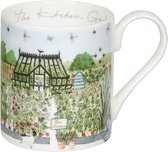 Uit Eigen Tuin Mok - beker - kopje voor koffie en thee met Moestuin Illustraties van Sophie Allport