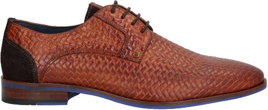 Heren schoenen | Leer | Merk: Berkelmans | Model: Oulton Cognac Calf Braided | Kleur: Bruin