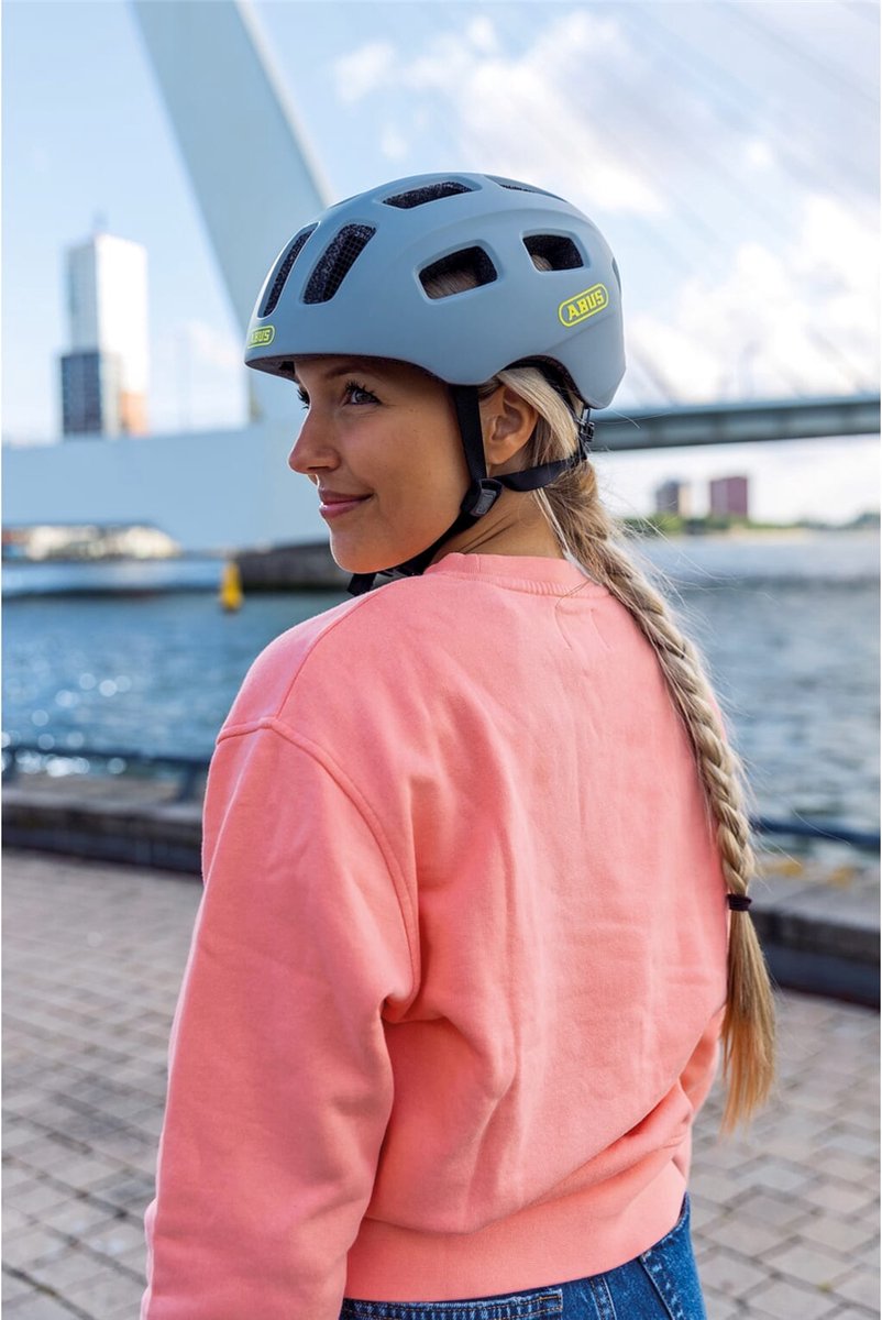 Abus Youn-I 2.0 - Fietshelm - Kinderen Cool Grey M (52 - 57 cm)
