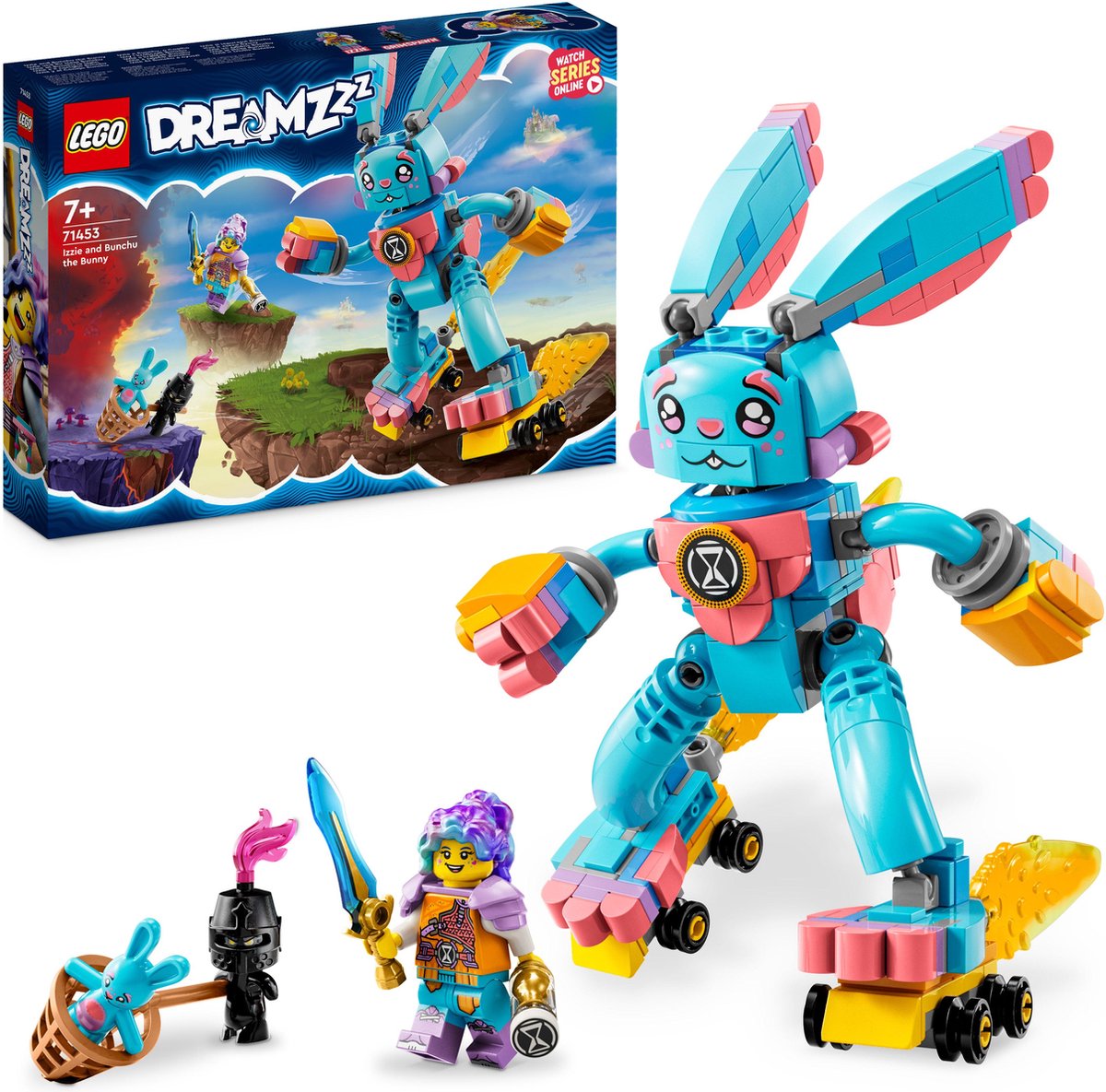 LEGO DREAMZzz - Izzie en Bunchu het konijn Constructiespeelgoed thumbnail 3