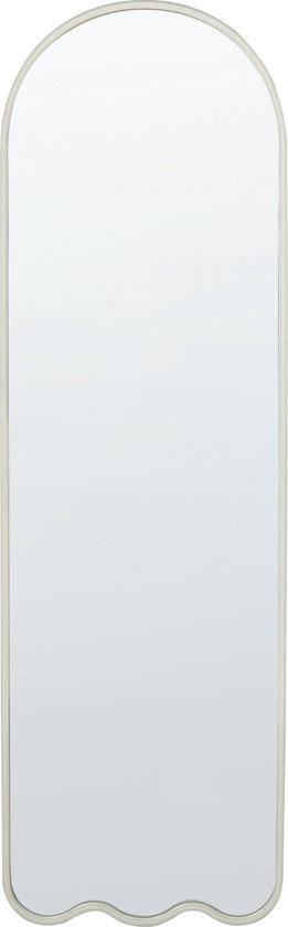 BUSSY - Wandspiegel - Wit - 45 x 145 cm - Metaal