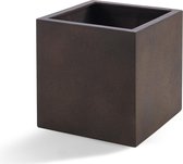 Pot Grigio Cube Rusty Iron - D50 x H50