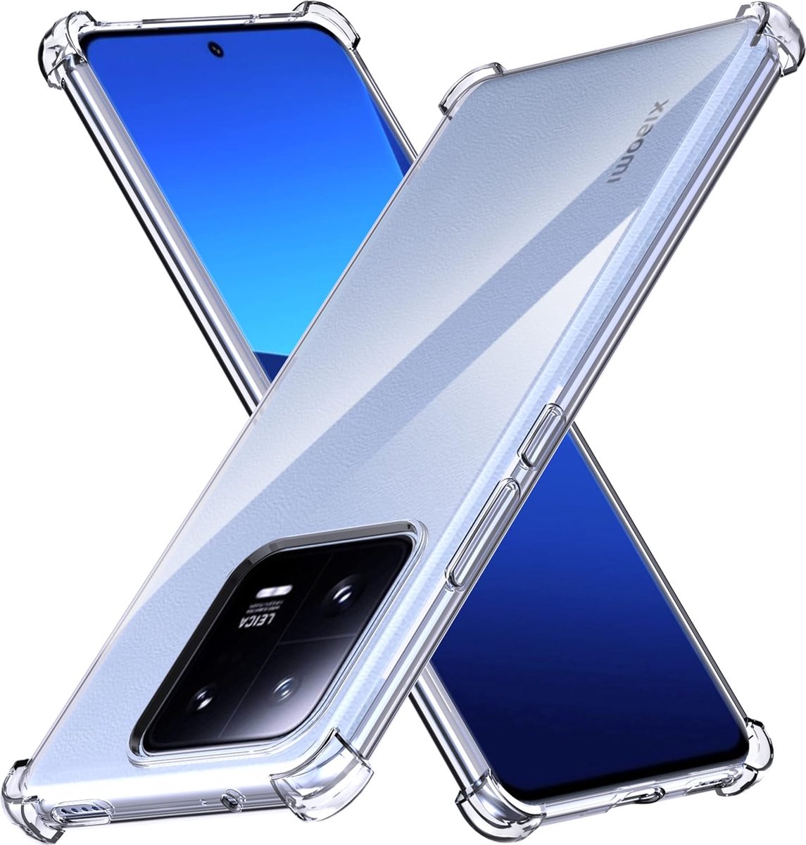 Shockproof Soft TPU hoesje Silicone Case Geschikt voor: Xiaomi 13 - Transparant