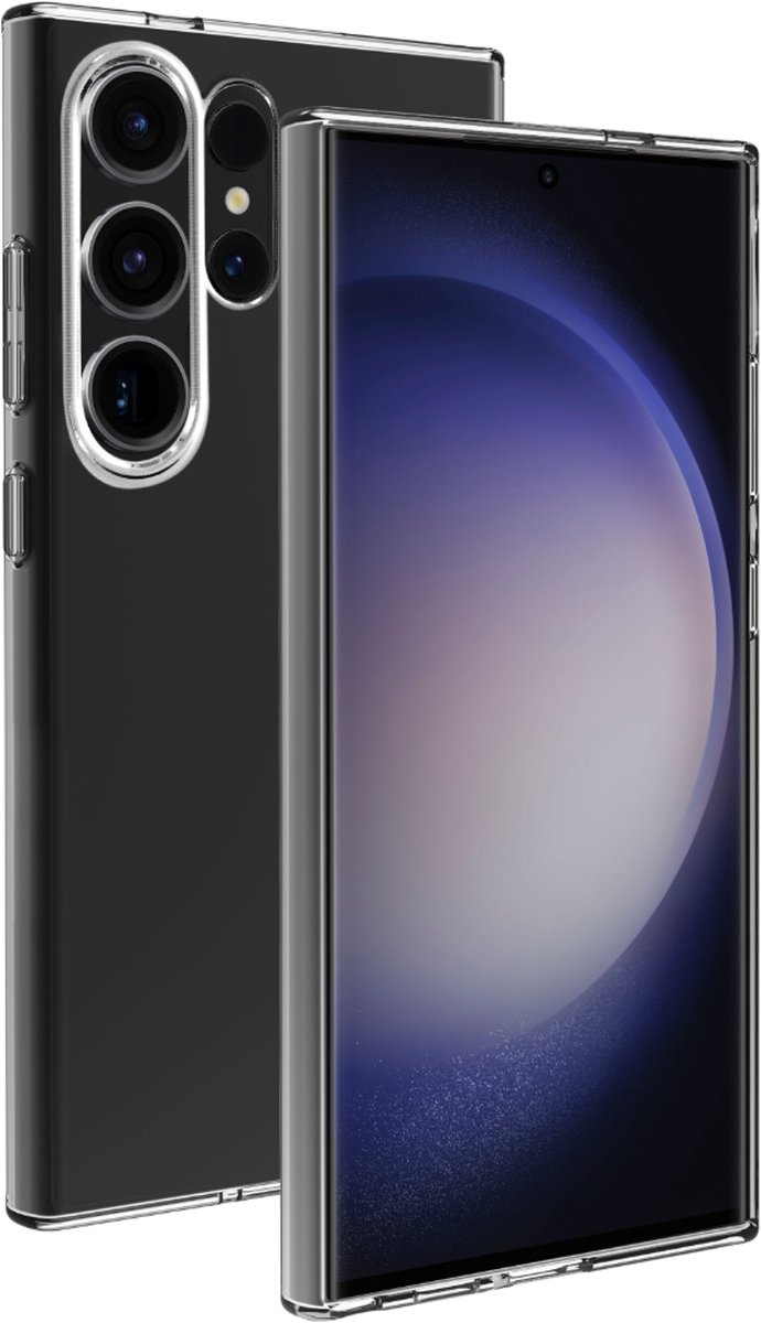 BeHello Samsung Galaxy S24 Ultra Hoesje - ThinGel Case - Transparent