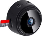 QProductz Spy Camera Wifi met App - Spionage Camera FULL HD 1080P - Mini Spy Camera met Video en Foto Functie - Beveiligingscamera Inclusief 32Gb Geheugenkaart - 2 Stuks - Zwart
