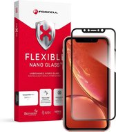 Forcell - Full cover screenprotector geschikt voor Apple iPhone XR / 11 - 5D Tempered Glass - Trasparant