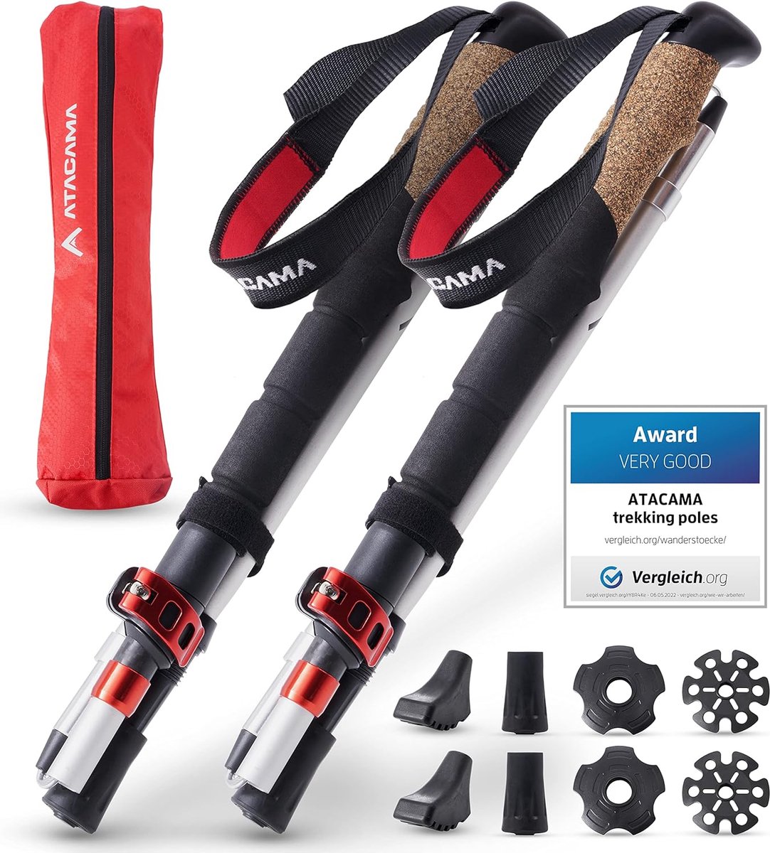 Telescopische wandelstokken