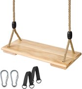 JAXY Houten Schommel - Schommelzitje - Schommel - Kinderschommel - Schommel Buiten en Binnen - Schommel Kind/Baby/Peuter