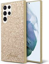 Guess Glitter Back Case - Samsung Galaxy S24 Ultra (S928) - Goud