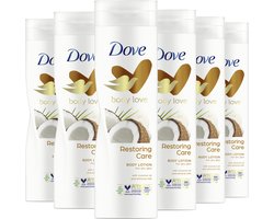 Dove Body Love Bodylotion - Restoring Care - hydrateert de huid diep* en helpt haar herstellen - 6 x 250 ml
