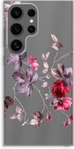 Case Company® - Hoesje geschikt voor Samsung Galaxy S24 Ultra hoesje - Mooie bloemen - Soft Cover Telefoonhoesje - Bescherming aan alle Kanten en Schermrand