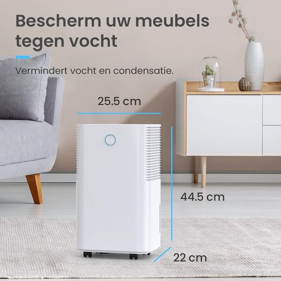 Auronic Luchtontvochtiger Luchtontvochtiger Compact - 700ml Per Dag - 1