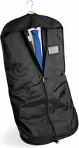 Quadra Housse pour vêtements - noir - polyester - 100 x 60 cm - 1 costume ou 3 chemises - housse de protection