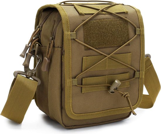 Huntvp 3 Manier Heuptas Tactische Molle Crossbody Schoudertas Handtas voor Wandelen Camping Trekking Jacht