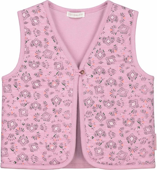 Kids Gallery peuter gilet - Meisjes - Light Plum - Maat 80