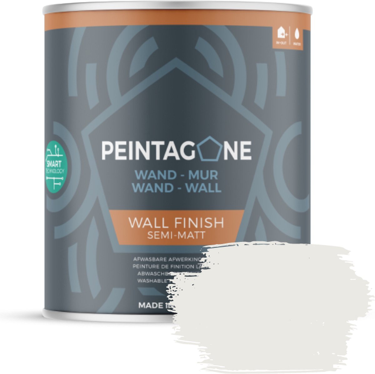 Peintagone - Wall Finish Semi-Mat - 4 liter - PE145 Divine