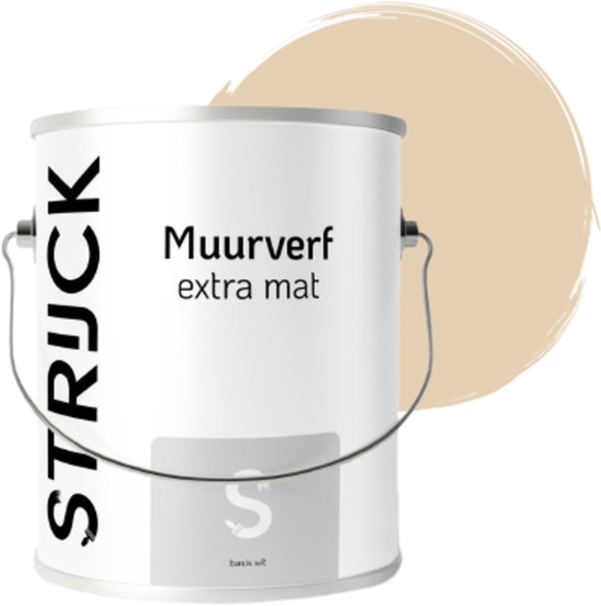 STRIJCK Muurverf Extramat - Deeg - 130Y-2 - 2.5 liter