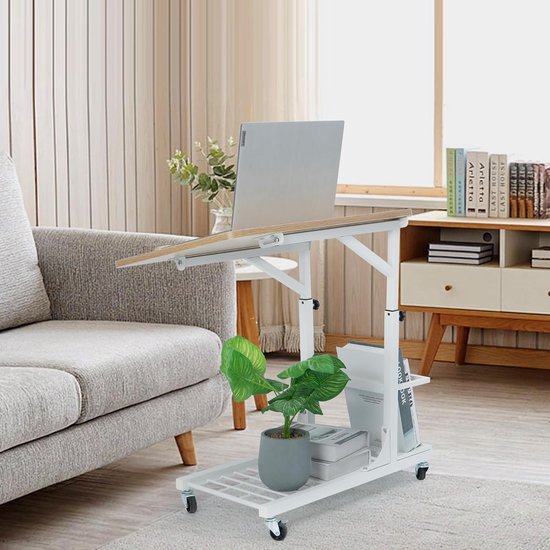 Bruine Industriële Metalen Vasagle Laptop bijzettafels kopen? | Tot