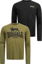 Lonsdale Herenoverhemd met lange mouwen regular fit double pack AYRSHIRE