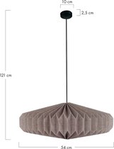 DKNC - Hanglamp Easton - 54x54x21cm - Grijs