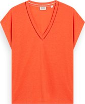 Scotch & Soda T-shirt ample à col en V et détail échelle pour Femme - Taille M