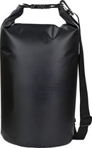 Somstyle Drybag 15 Liter - Droog Tas Waterdicht met Schouderriem - Voor Outdoor, Vakantie, Travel & Zwemmen - Zwart
