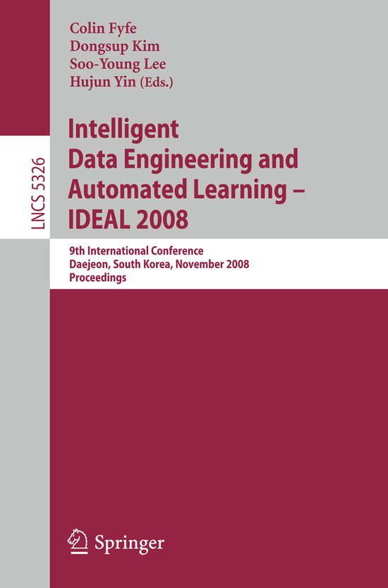 Intelligent Data Engineering And Automated Learning - Ideal  ... - cover