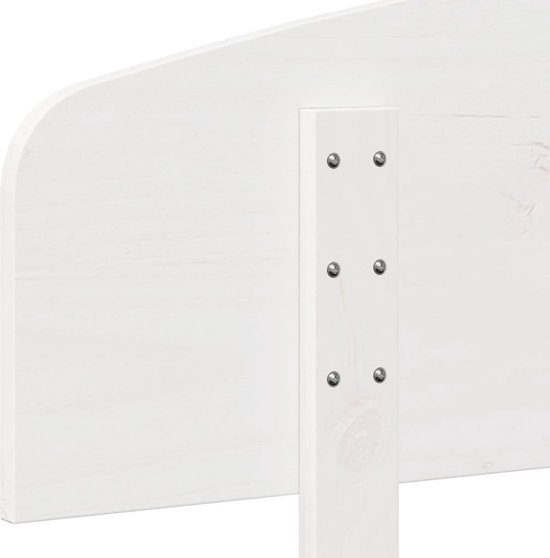 vidaXL-Tête de lit- 75 cm-pin massif-blanc
