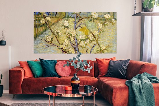 Affiche Poirier en fleurs - Vincent van Gogh - 160x80 cm