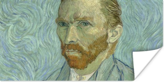 Poster Zelfportret - Vincent van Gogh - 40x20 cm