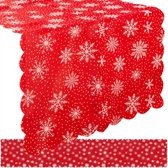 Chemin de Noël Ruhhy 220x35cm : Décoration de table festive pour Noël