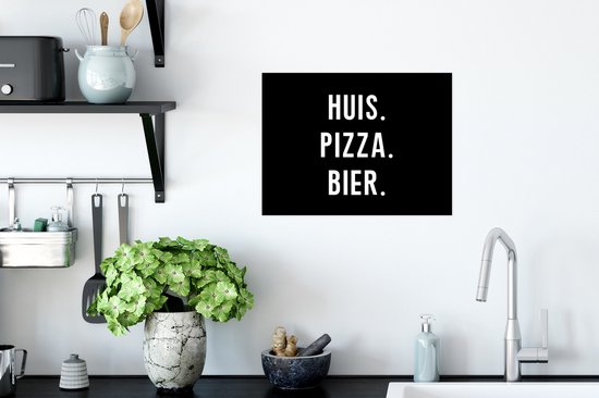 Affiche Maison - Bières - Citation - 40x30 cm