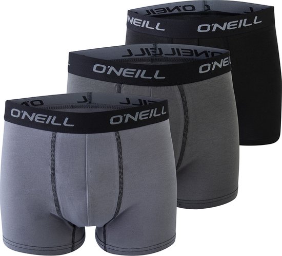 boxers 3-pack gris et noir