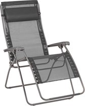 Lafuma RSXA XL Clip - Modèle 2024 -Chaise relax - Ajustable - Pliable - Zero Gravity - Noir