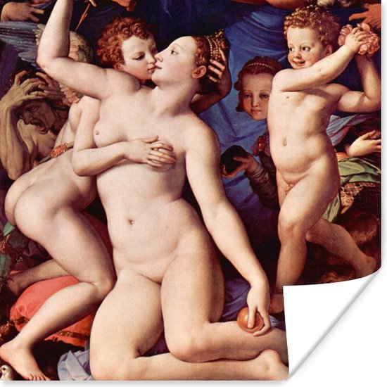 Poster Venus cupid folly and time - Leonardo da Vinci - 50x50 cm
