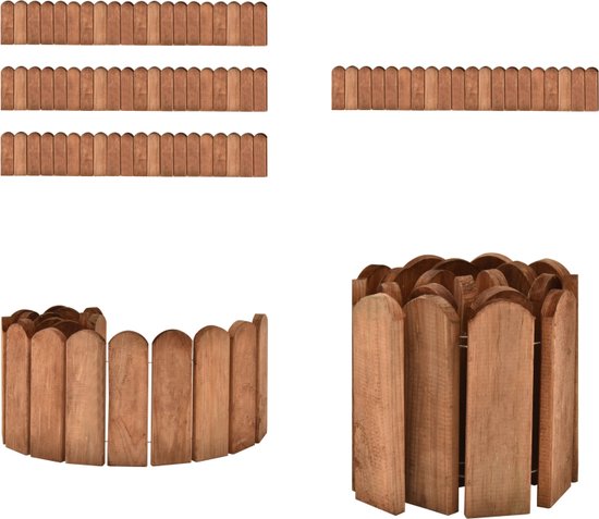 vidaXL Plantenbak 120 cm geïmpregneerd grenenhout Bloempot Inclusief Houtreiniger en