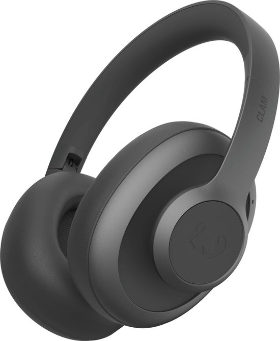 Foto: Fresh n rebel clam ace noise cancelling hoofdtelefoon 60 uur batterij volume draaiknop storm grey