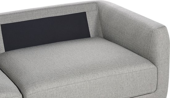 SIGTUNA - Canapé trois places - Gris clair - Polyester